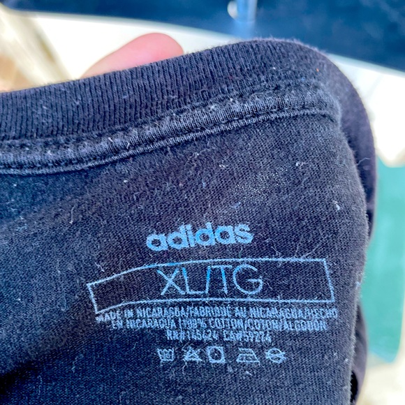 Adidas, Black, Short Sleeve, Shirt, Size XL - Picture 3 of 3